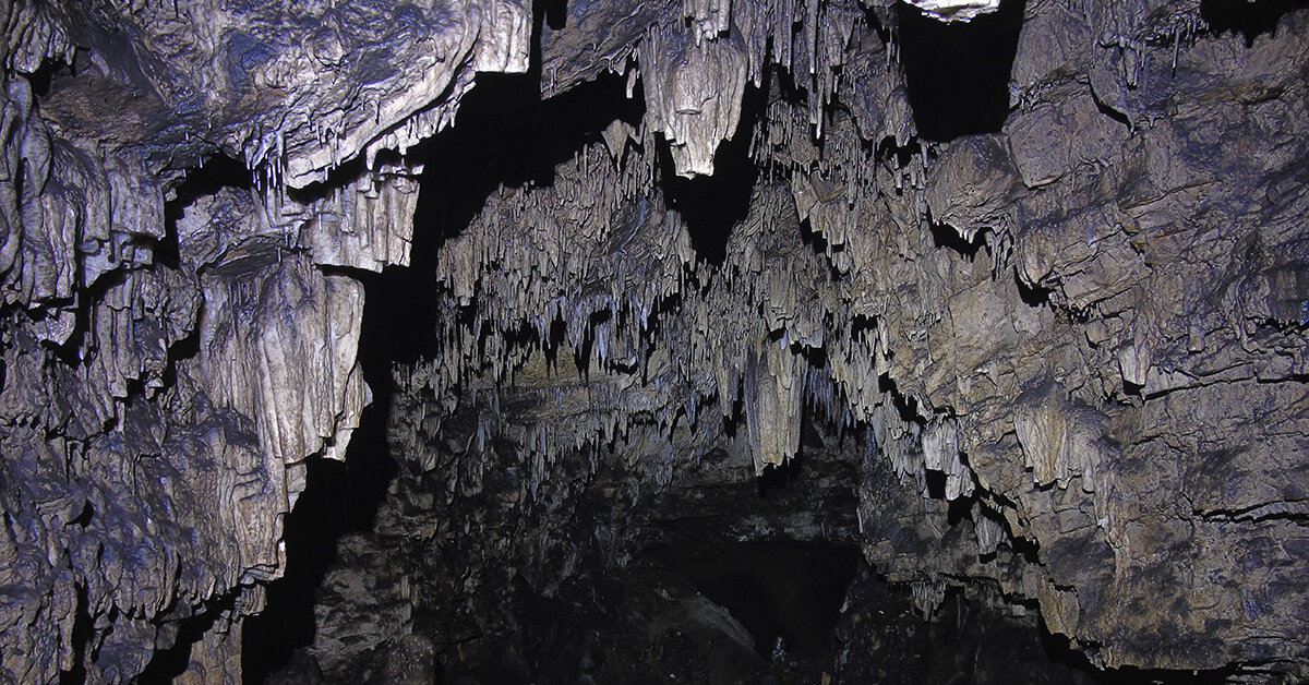 sala de la cueva de Los Mosquitos